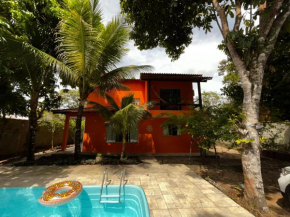 Casa espaçosa com piscina, no melhor bairro de Arraial d ajuda, a 7 minutos da praia